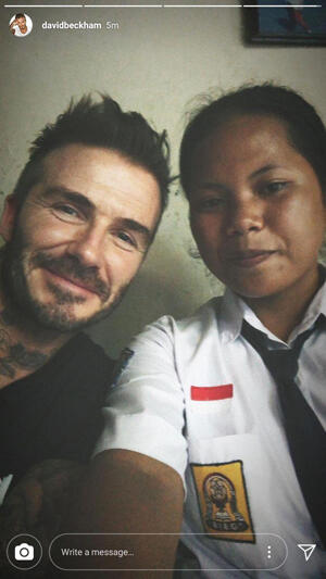 Sripun Si Pembajak Instagram Beckham yang Bikin Iri Netizen