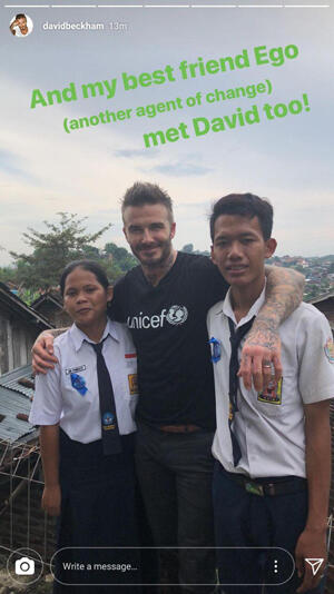 Sripun Si Pembajak Instagram Beckham yang Bikin Iri Netizen