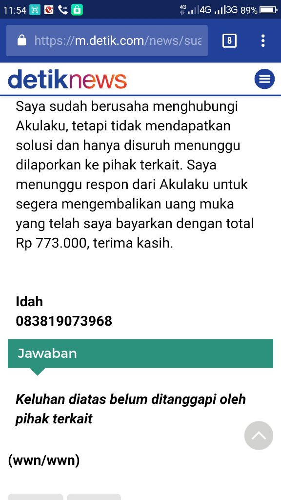 PELAYANAN MENGECEWAKAN AKU LAKU PART 2