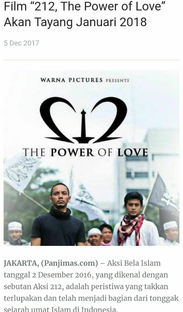 Pejuang Subuh Puji Film 212 The Power Of Love Page 2 Kaskus