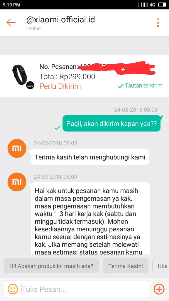 XIAOMI OFFICIAL SHOP (SHOPEE) MENGECEWAKAN SEKALI