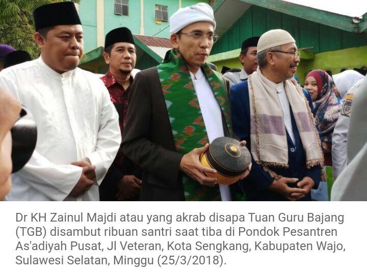 TGB Beri Jawaban Mengejutkan saat Ditanya Merapat ke Jokowi atau Prabawodi Pilpres