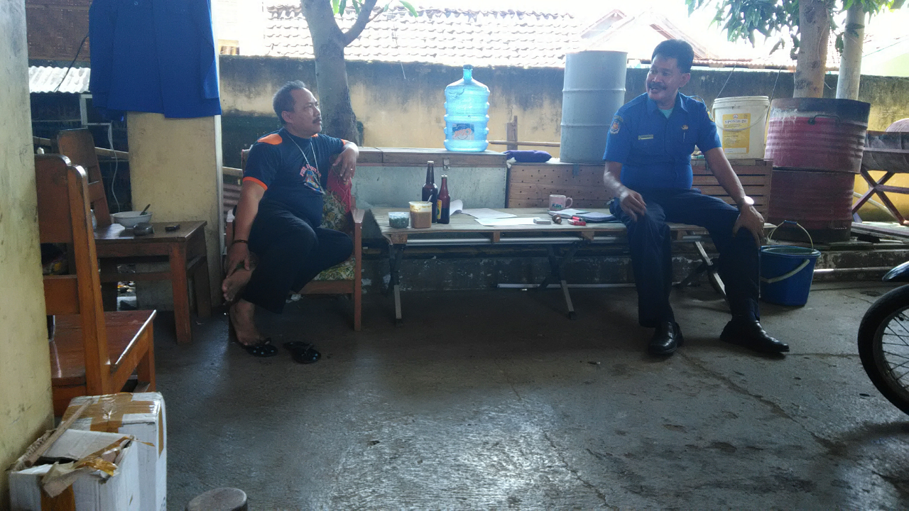 Kunjungan Dari Pemadam Kabupaten Bondowoso Ke Mako Damkar Situbondo