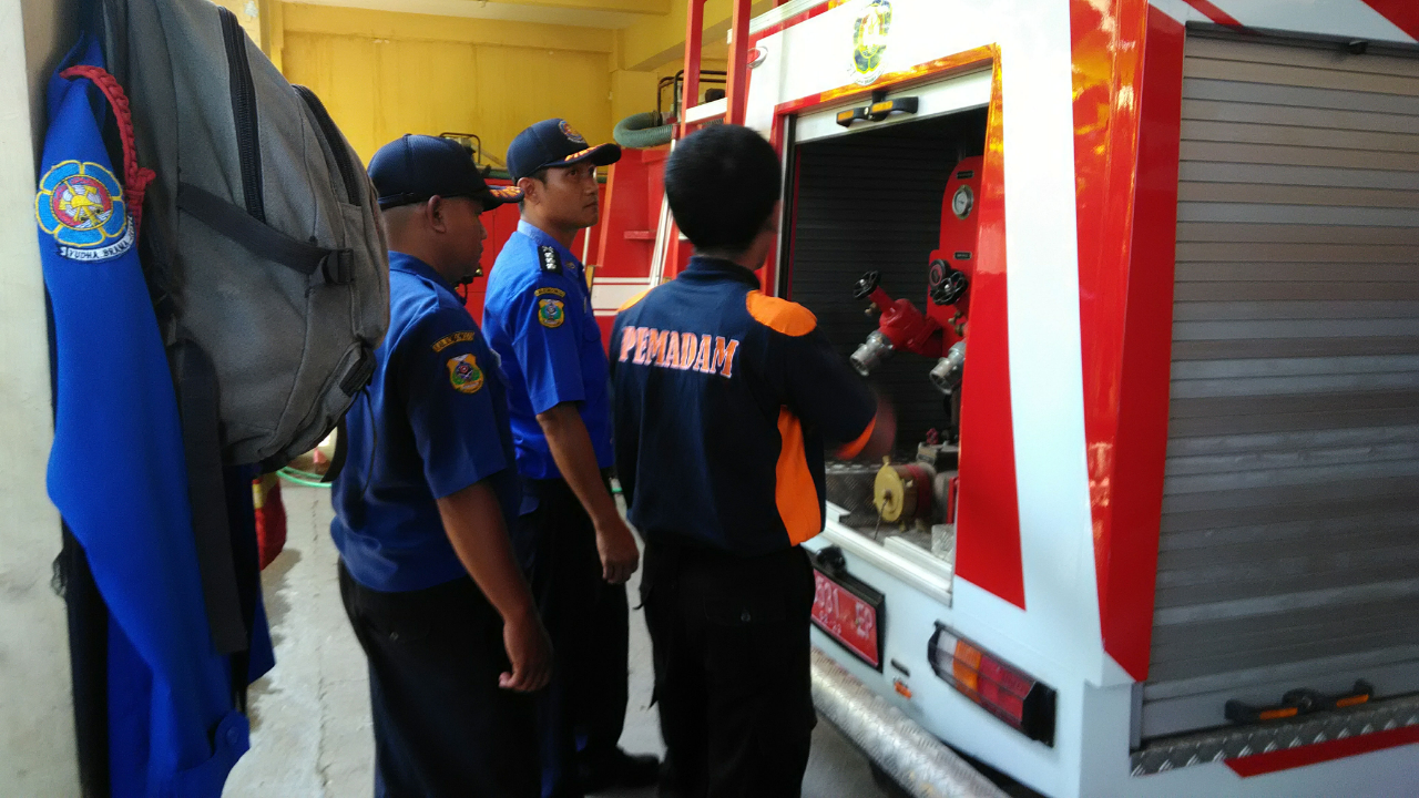Kunjungan Dari Pemadam Kabupaten Bondowoso Ke Mako Damkar Situbondo