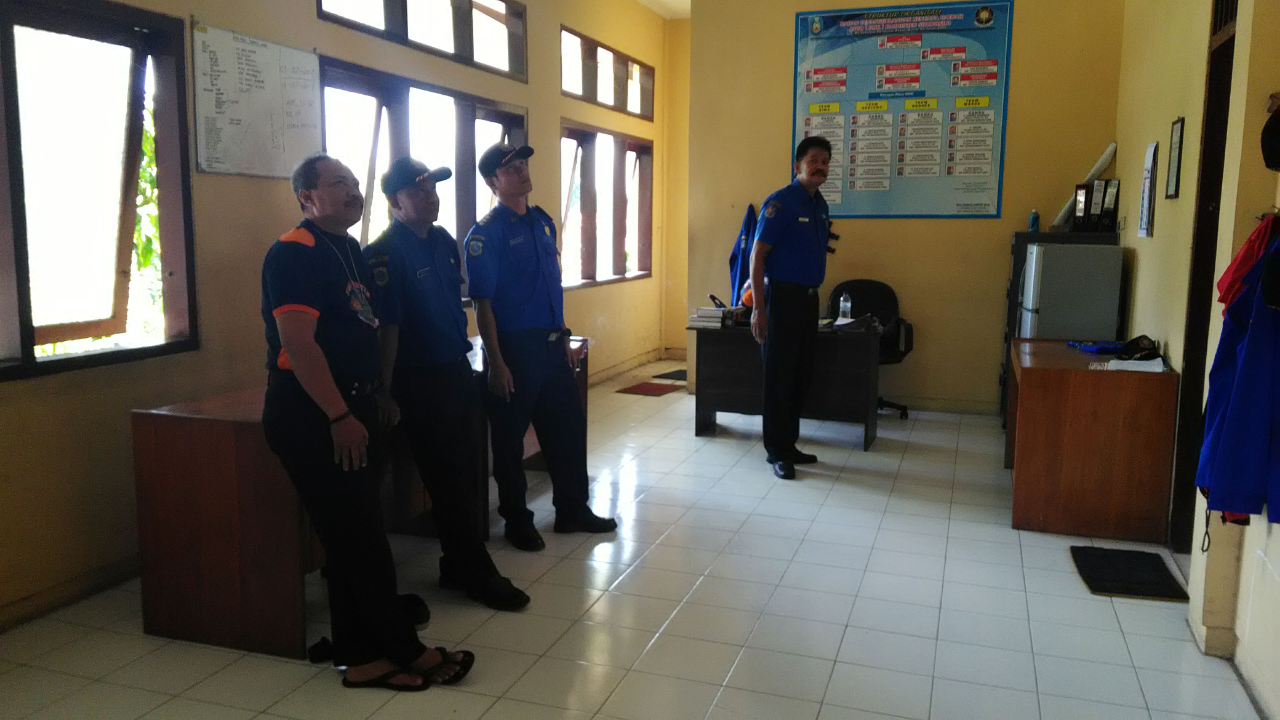 Kunjungan Dari Pemadam Kabupaten Bondowoso Ke Mako Damkar Situbondo
