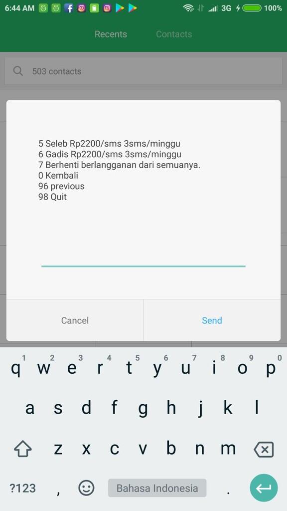 NGGA MERASA REGISTER SMS PREMIUM TAPI DAPET SMSNYA?