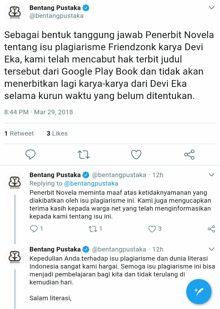 Devi Eka Meramaikan Kembali Khazanah Plagiasi Indonesia