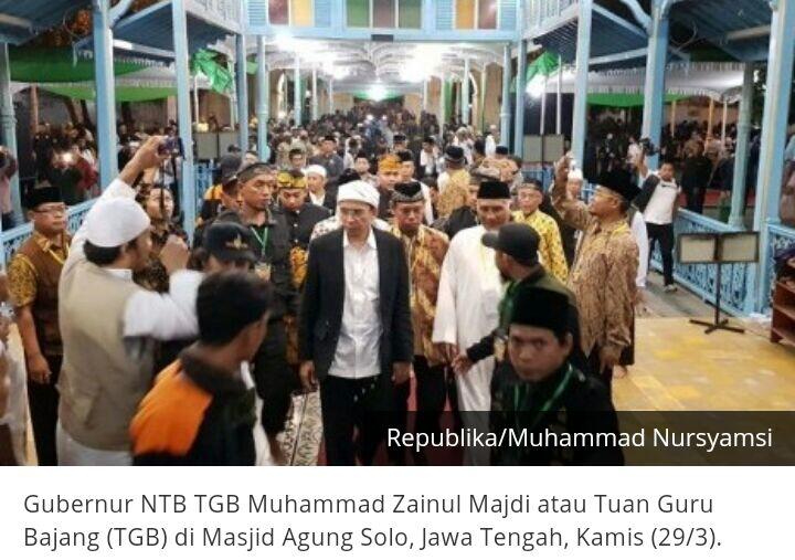 TGB Kagum Persatuan Umat Islam di Solo Raya