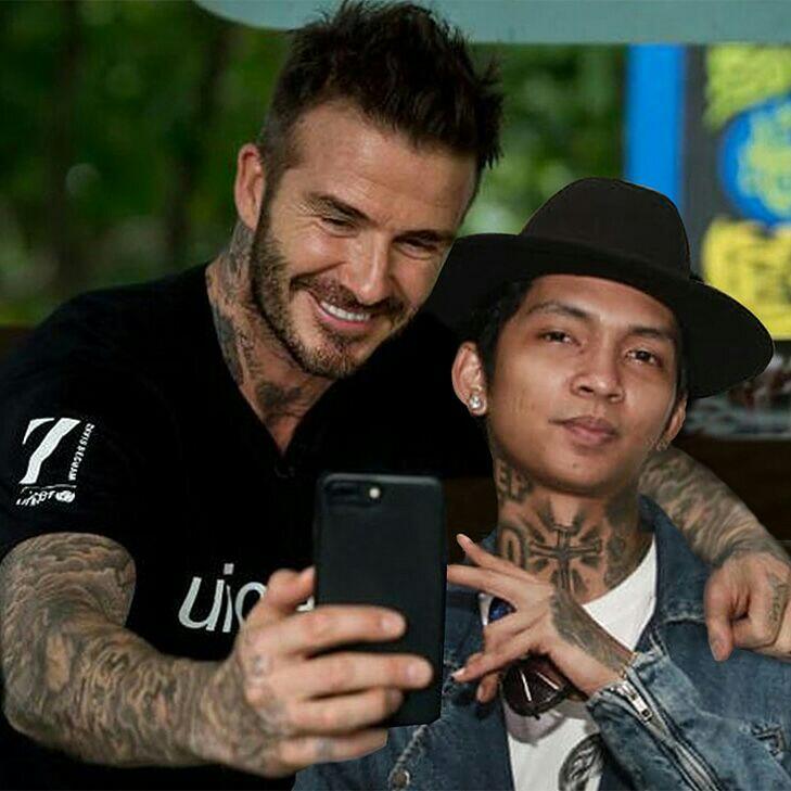 Bikin Ngiri !!! Younglex Selfie Bareng David Beckham