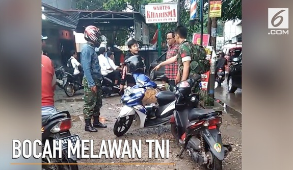 Ditegur Prajurit TNI, Bocah SD Ini Melawan