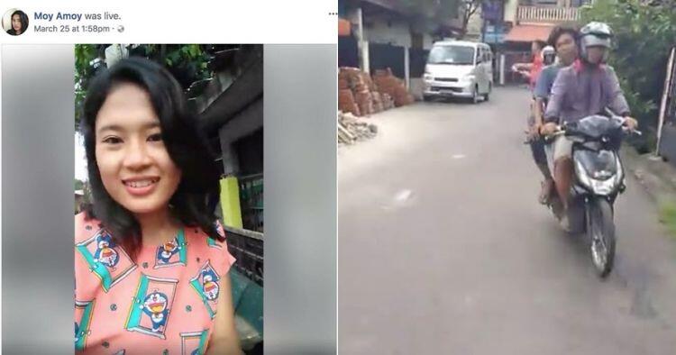 Apes banget, HP cewek ini dijambret saat lagi siaran live di Facebook