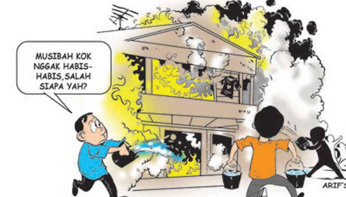 Tata Kota Yang Baik, Mencegah Kebakaran Lebih Luas