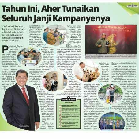 Jamu Makan Ustaz Somad, Aher Bicara Keberhasilannya Pimpin Jabar