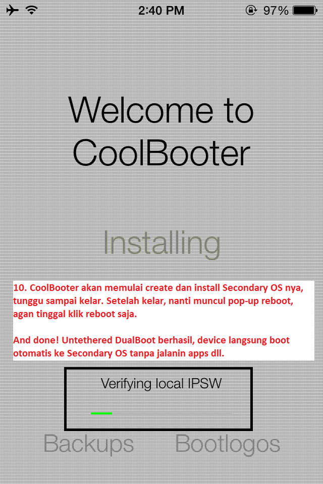 &lt;&lt; All About DualBoot iOS - 32bit Device Only! &gt;&gt;
