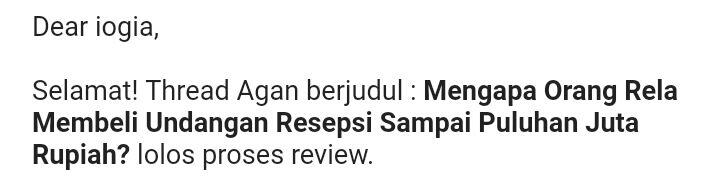 Mengapa Orang Rela Membeli Undangan Resepsi Sampai Puluhan Juta Rupiah?