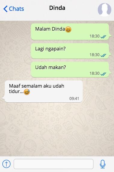 5 Chat dari Gebetan yang Menandakan Kalau Dia Gak Tertarik Sama Kamu