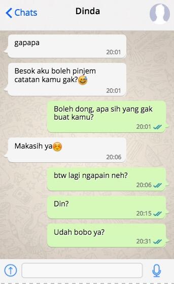 5 Chat dari Gebetan yang Menandakan Kalau Dia Gak Tertarik Sama Kamu