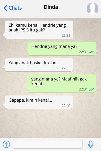 5 Chat dari Gebetan yang Menandakan Kalau Dia Gak Tertarik Sama Kamu