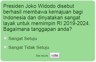 Google Vote: Jokowi Dianggap Layak Memimpin untuk 2 Periode, Anda Setuju atau Tidak?