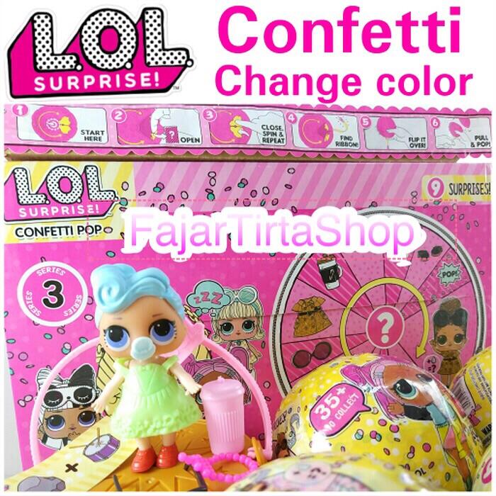 Terjual Lol surprise ball confetti pop series KASKUS