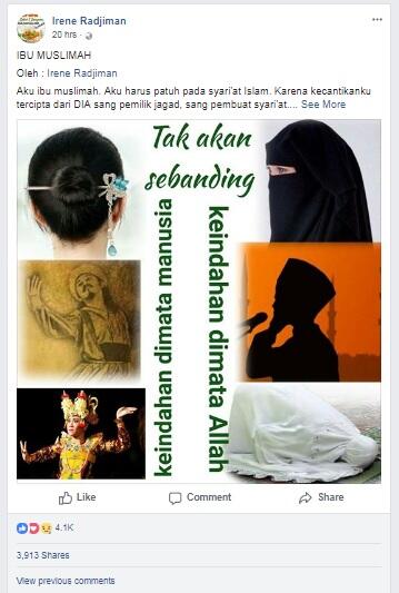 Ibu Muslimah Vs Ibu Indonesia