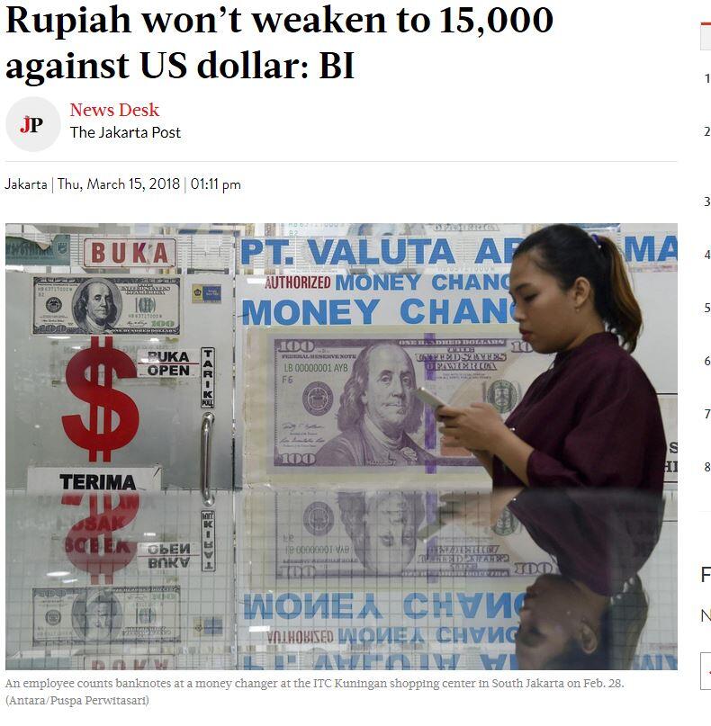 Dari dahulu bank sentral tidak bisa jaga nilai rupiah
