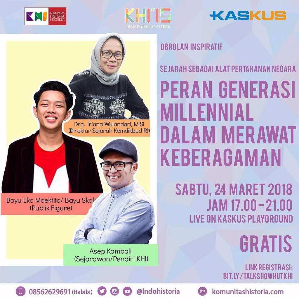 Perayaan HUT Komunitas Historia Indonesia di KASKUS (Rumah Besar Komunitas Indonesia)
