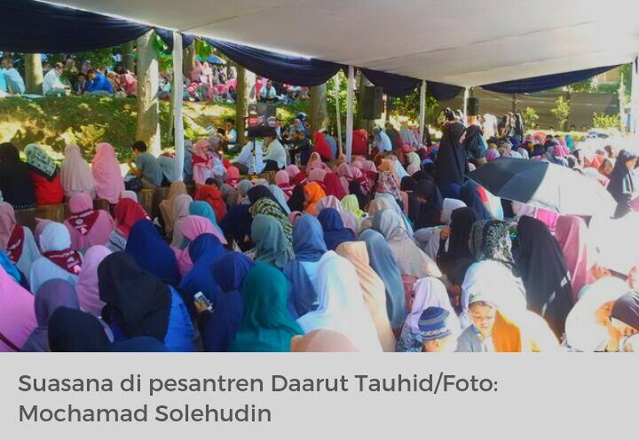 TGB Berbagi Ilmu Pemimpin Adil ke Ribuan Jemaah Pesantren Aa Gym