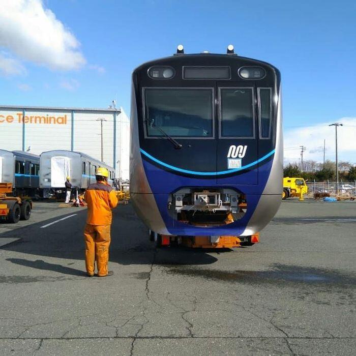 Hore! 12 Kereta MRT dari Jepang Akhirnya Tiba di Jakarta