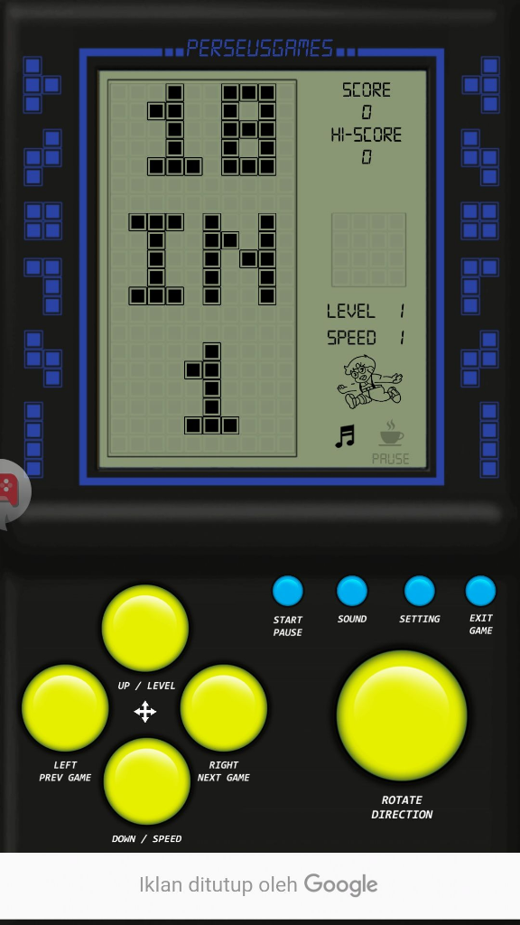 &#91;COC&#93; Keseruan Masa Kecil Bermain Gamebot - Tetris
