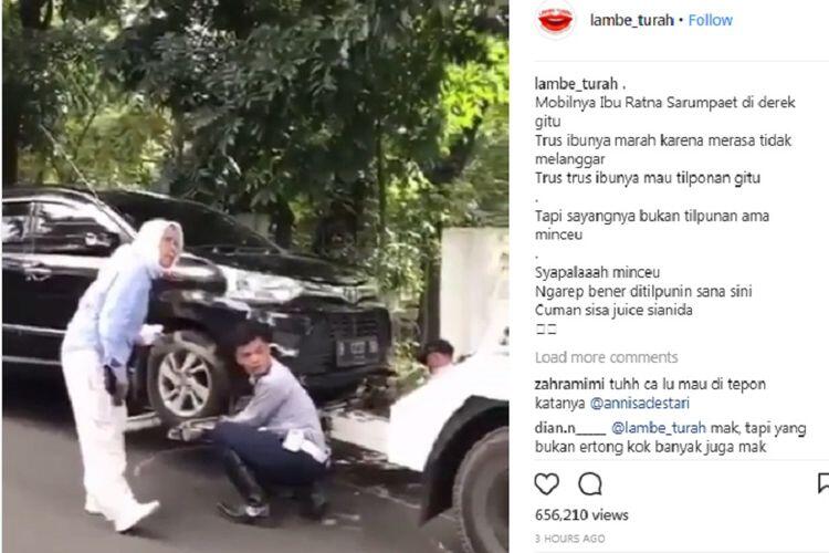 Setelah Ratna Sarumpet Telfon Anis, Mobil Dikembalikan dan Petugas Minta Maaf
