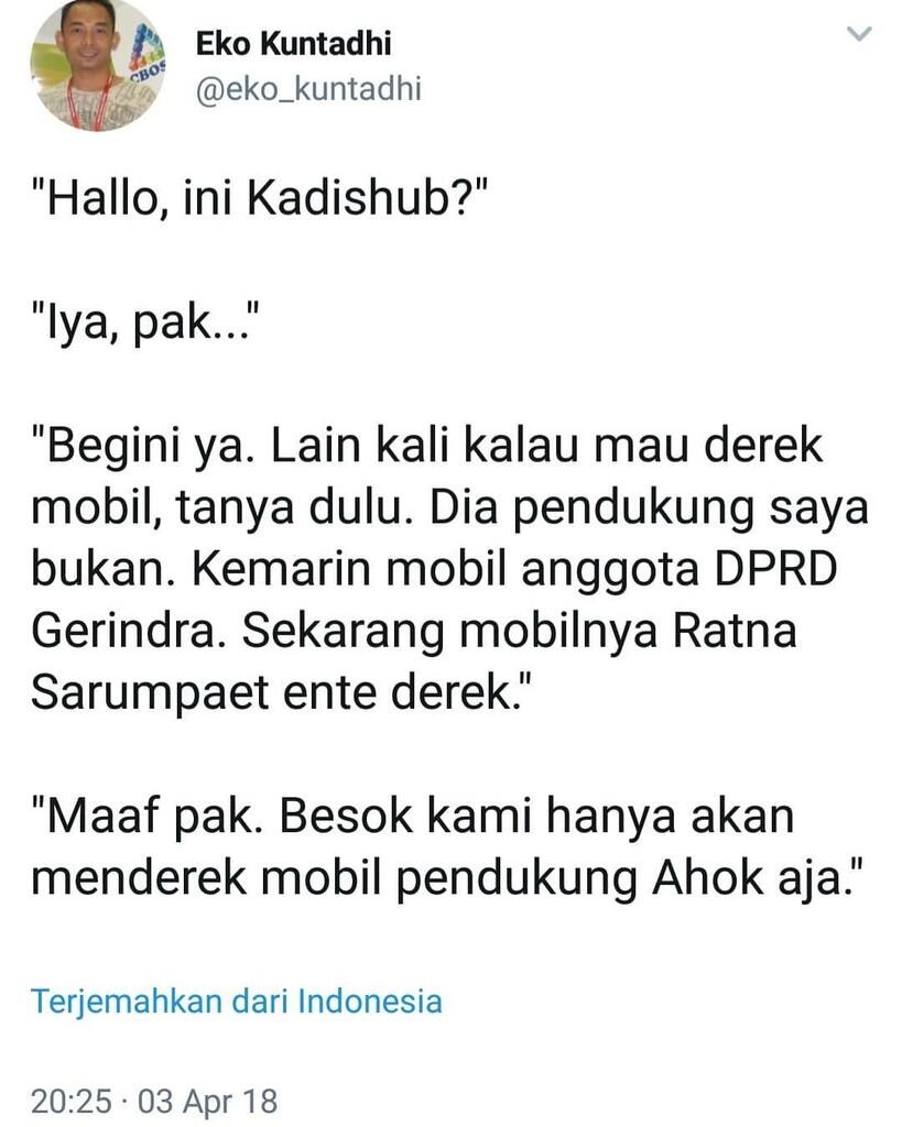 Kadishub DKI : Jalan yang Tak Ada Rambu, Dilarang Parkir