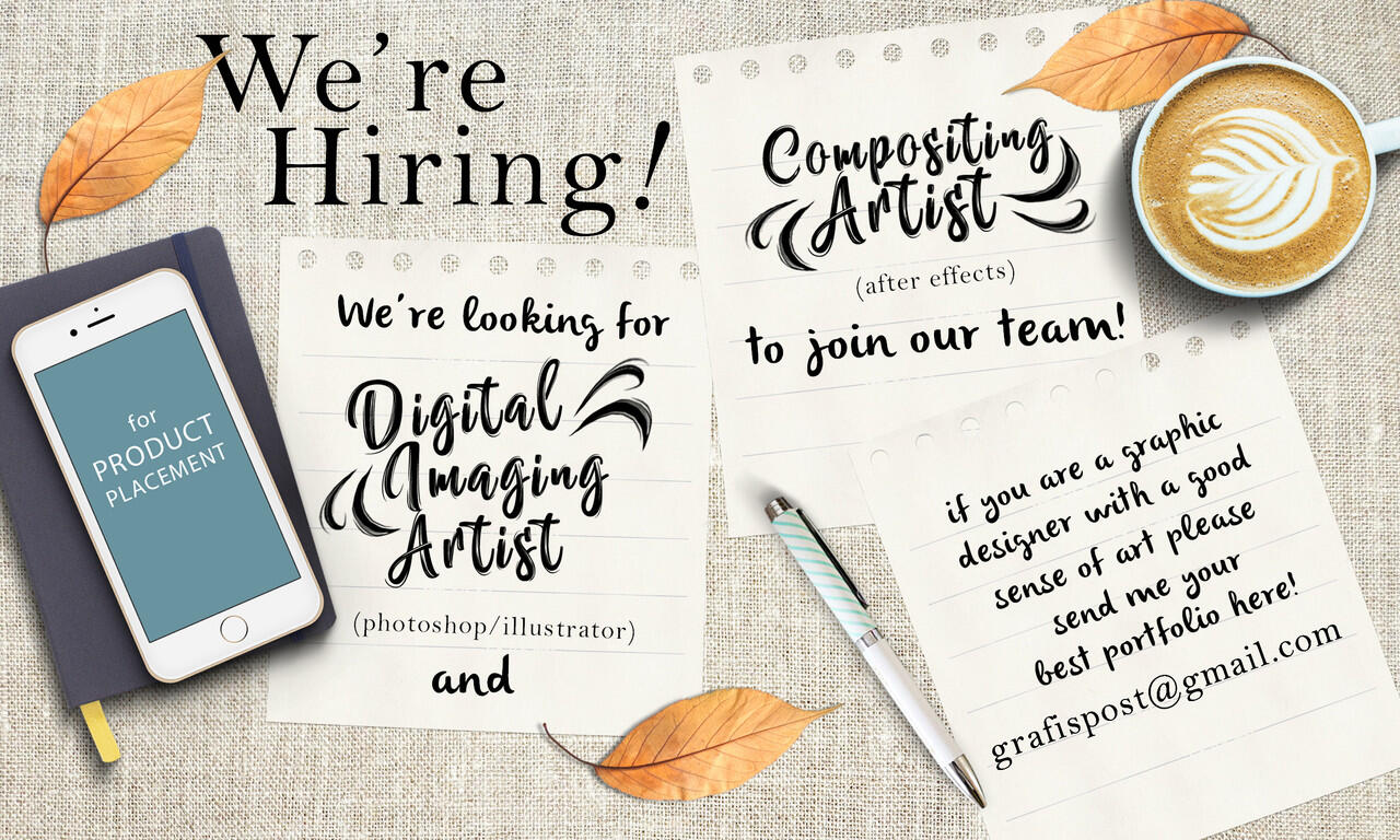 &#91;URGENTLY NEEDED&#93; Digital Imaging Artist &amp; Compositing artist