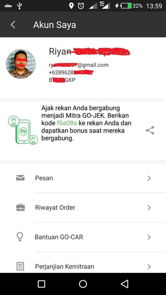 Gabung Gocar jalur VIP