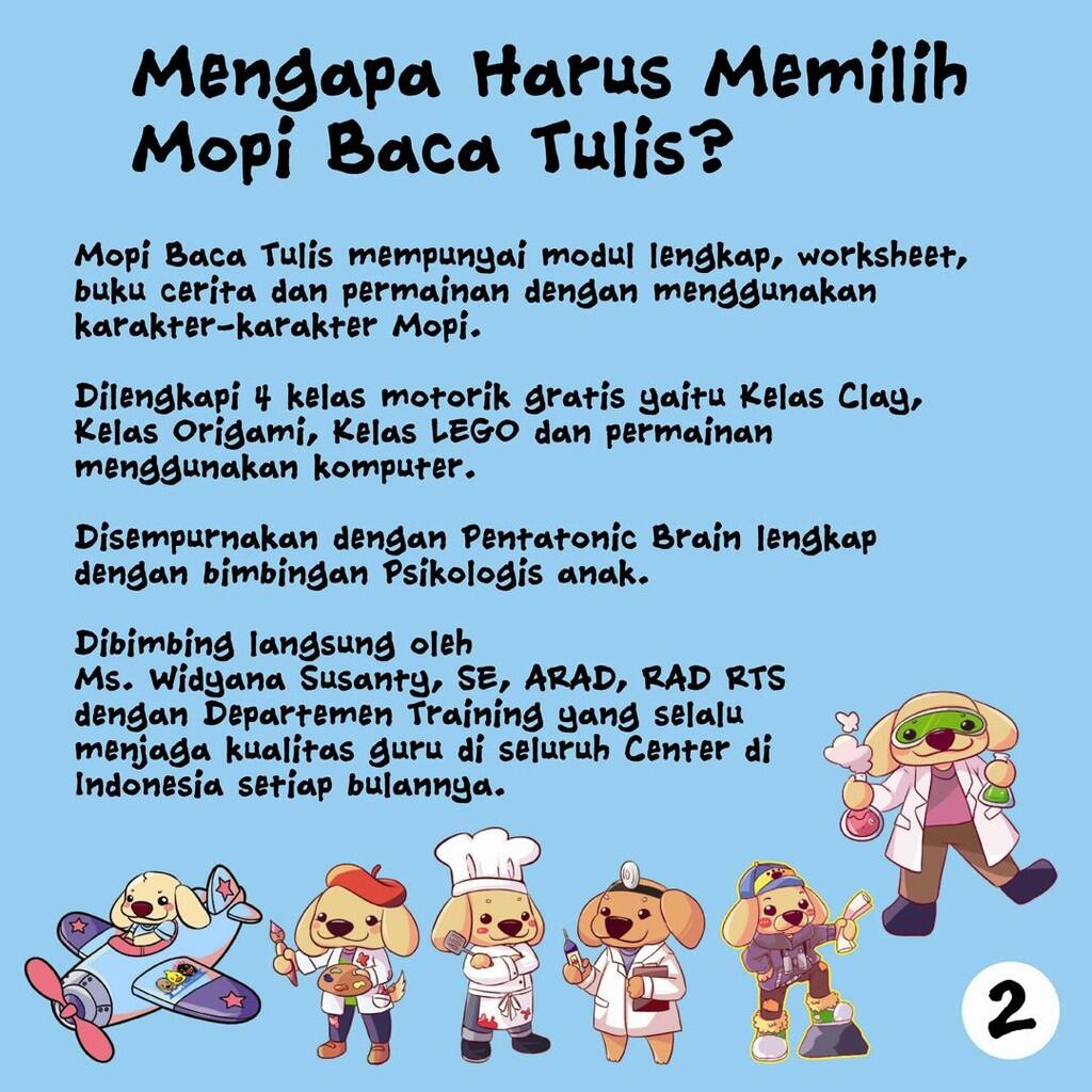 Welcome to Mopi Baca Tulis, Franchise Kelas Baca Tulis Anak