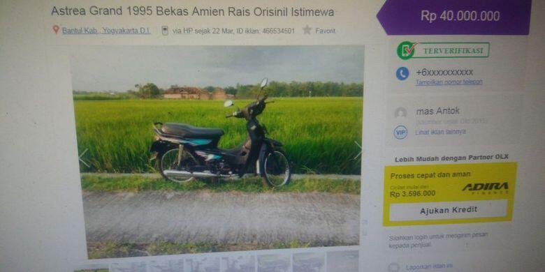 Anak Amien Rais: Setahu Saya Bapak Tak Pernah Punya Motor