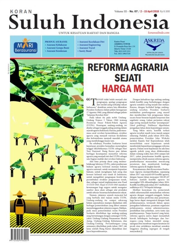 Reforma Agraria Sejati Harga Mati