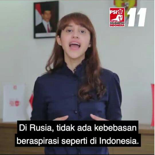 Menghinat Presiden Rusia, Tsamara Amany Dihujat Media Resmi Rusia.