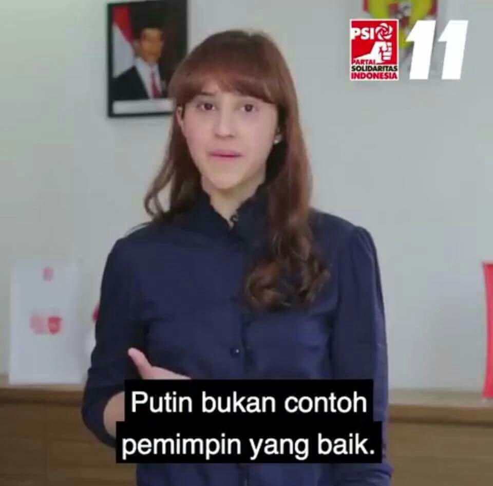 Menghinat Presiden Rusia, Tsamara Amany Dihujat Media Resmi Rusia.