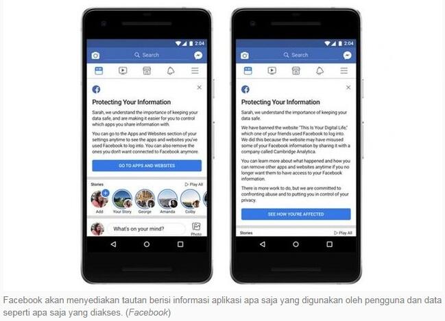 Data Satu Juta Pengguna Facebook Indonesia Dicuri