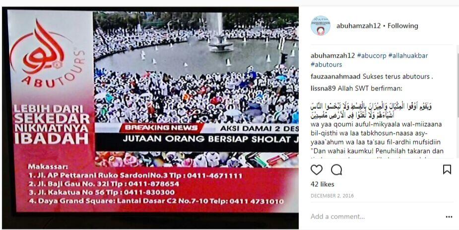 Massa Aksi Bela Islam 212 Laporkan ‘Nenek Konde’ ke Mapolda Sumut