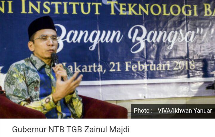 Peluang Usung TGB di Pilpres, Demokrat: Boleh Siapa Saja