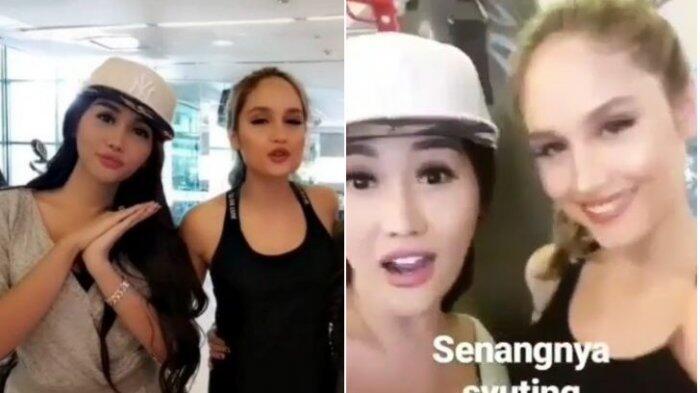 Syuting Bareng, Lucinta Luna Sebut Cinta Laura adalah Kembarannya