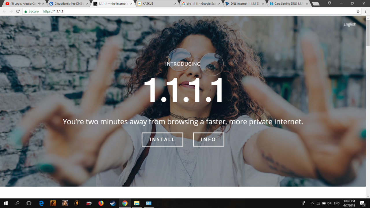 Solusi Internet Ngelag, DNS 1.1.1.1 Jawabannya Gan....