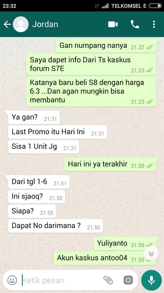 Penipuan Atas Dendi Pratama Youngkie 3.5 Juta