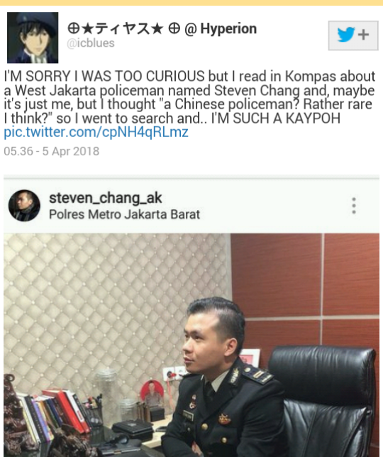 Polisi dan Tentara Indonesia Keturunan Cina: Mengapa Harus Kaget?