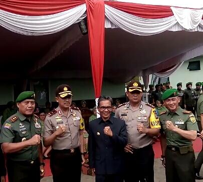 Kapolres Banyuasin Hadiri Peresmian Kodim 0430/Banyuasin
