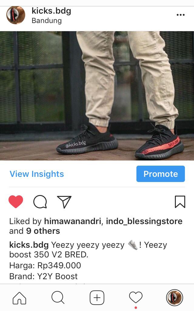 DICARI DISTRIBUTOR / GROSIR- Jual sepatu yeezy boost 350 V2 PREMIUM