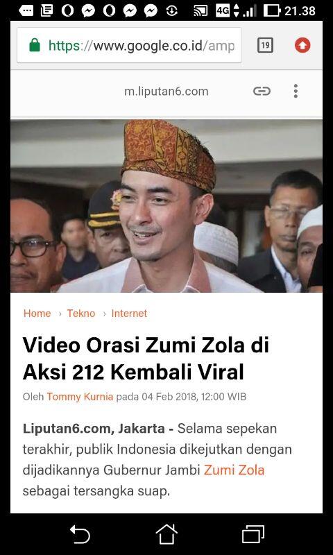 Zumi Zola Ditahan KPK