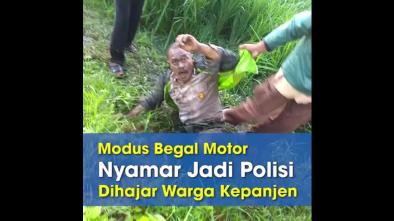 Pecatan Polisi Rampas Motor Pelajar Sekolah di Malang, Babak Belur Penuh Lumpur